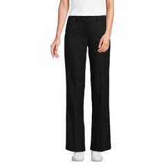 School Uniform Women's Petite Recycle Active Chino Comfort Waist Straight Leg Pants