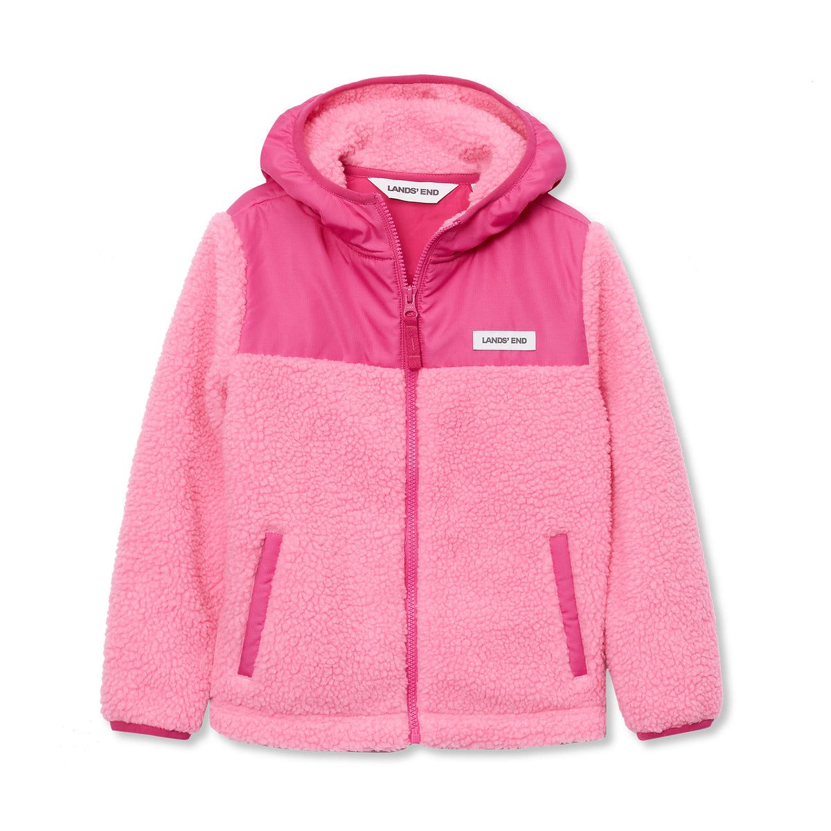 Kids Sherpa Fleece Hooded Jacket