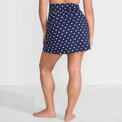 Women's Tummy Control Ultra High Waisted Modest Swim Skirt Swim Bottoms
