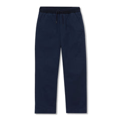 Boys Stretch Soft Rib Waist Iron Knee Pull On Pants