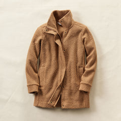 Boucle Fleece Coat