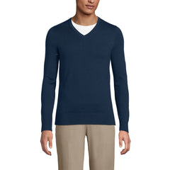 School Uniform Unisex Tall Cotton Modal Vneck Pullover Sweater