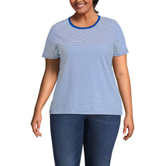 Plus Size Supima Cotton Crewneck T-Shirt