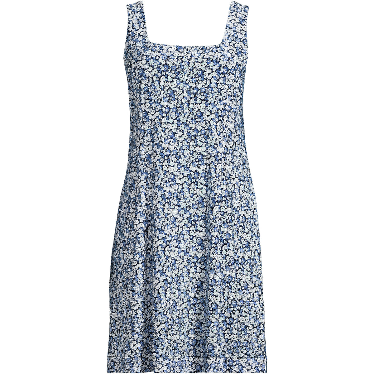 Women's Plus Size Silky Knit Mini Shift Dress
