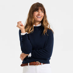 Women's CashTouch Drop Shoulder Mock Neck Sweater