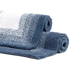 Chesapeake Whitney Ombre 2 Piece Reversible Cotton Bath Rug Set