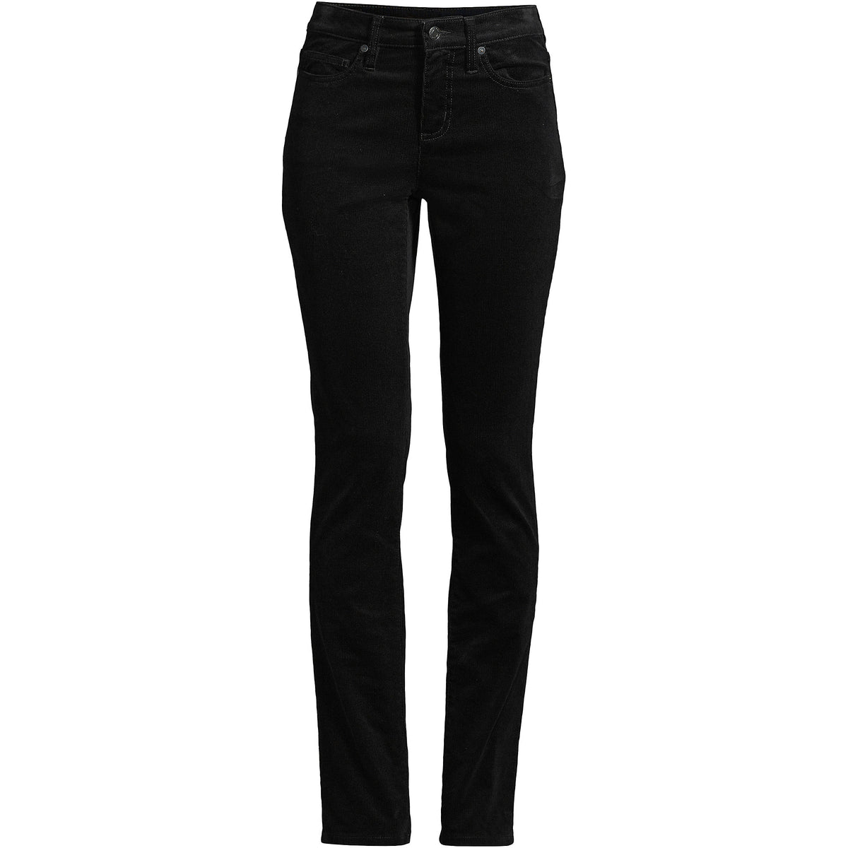 Women's Plus Size Mid Rise Straight Leg Corduroy Pants