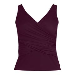 Women's D-Cup SlenderSuit Wrap Tankini Top