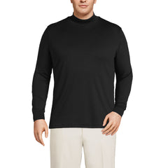 Men's Big Cotton Supima Mock Turtleneck