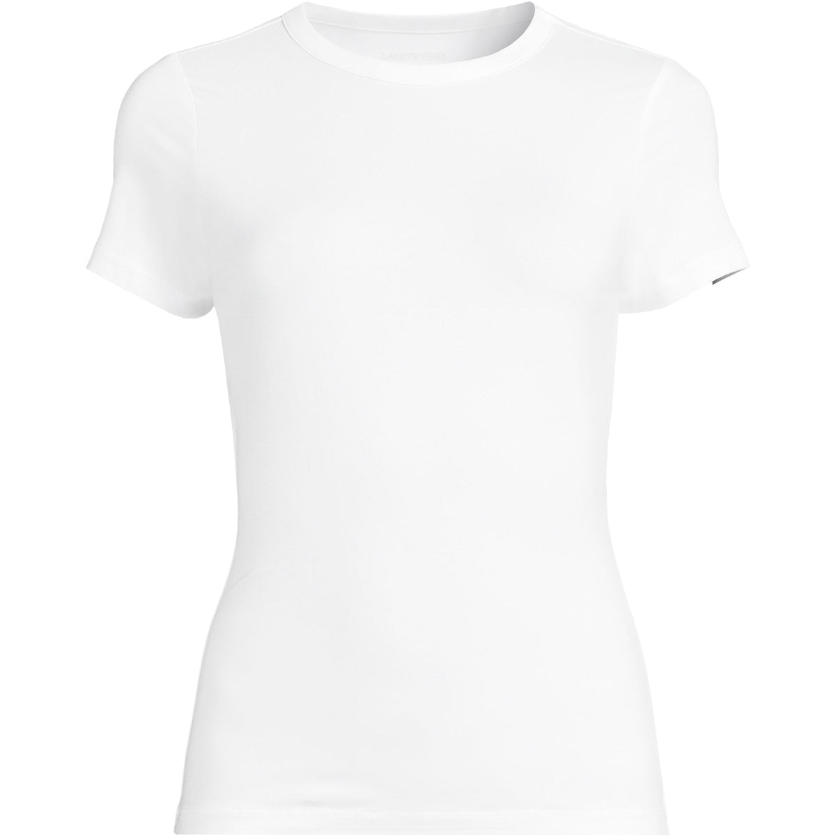 Women's Petite Short Sleeve Cooling Crew Neck T-Shirt