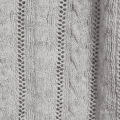 Women's Plus Size Cotton Pointelle Modern Cardigan Sweater