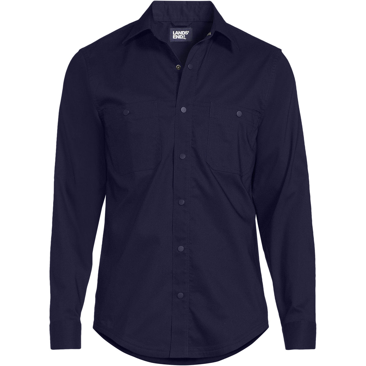 School Uniform Men's Big Ripstop Long Sleeve Utility Work Shirt