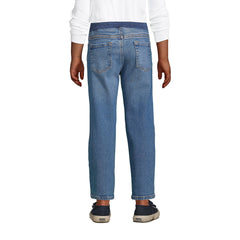 Boys Iron Knee Stretch Pull On Denim Jeans