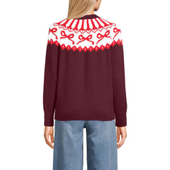 Women's Drifter Jacquard Raglan Crew Neck Sweater