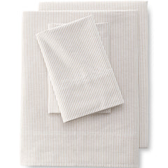 Cotton Oxford Stripe Bed Sheet Set