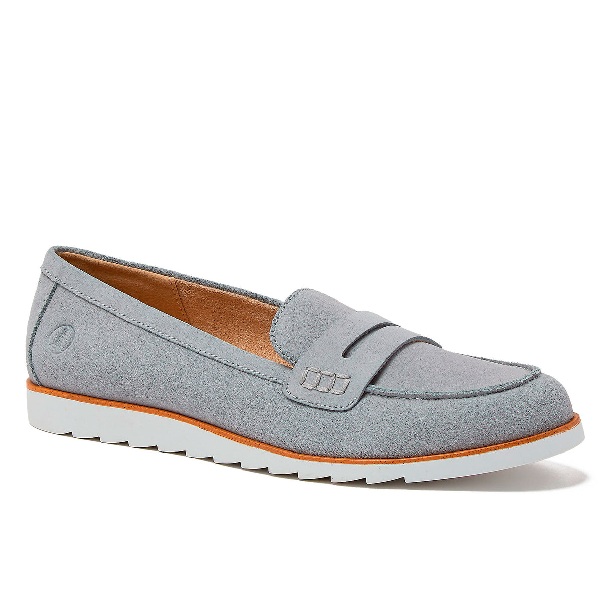Women's Comfort Lug Sole Suede Loafers