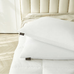 Farm to Home Organic Cotton 2 Pack Softy Around Feather and Down Pillow