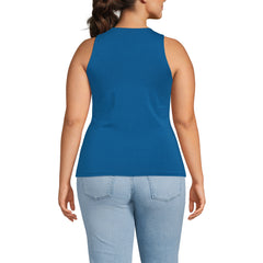 Women's Plus Size Slender Crew Neck Tank Top