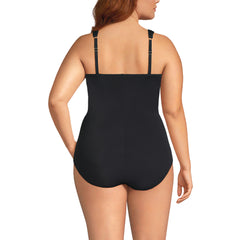 Women's Plus Size New SlenderSuit Grecian Adjustable Low Leg One Piece
