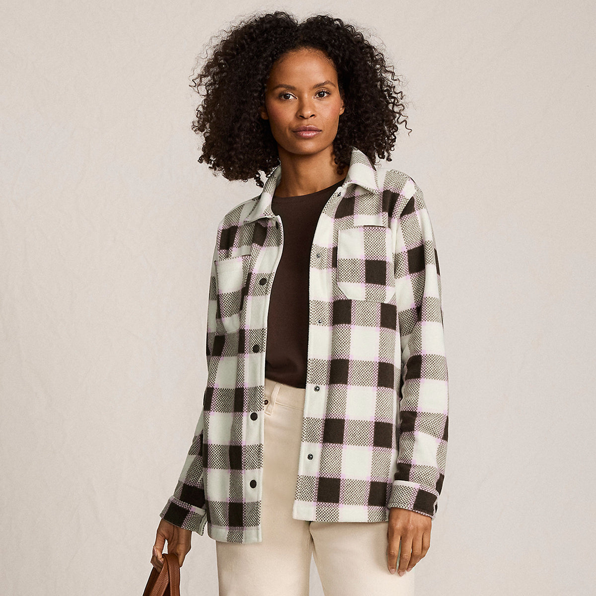 Women's Print Anyweather Fleece Shirt Jacket
