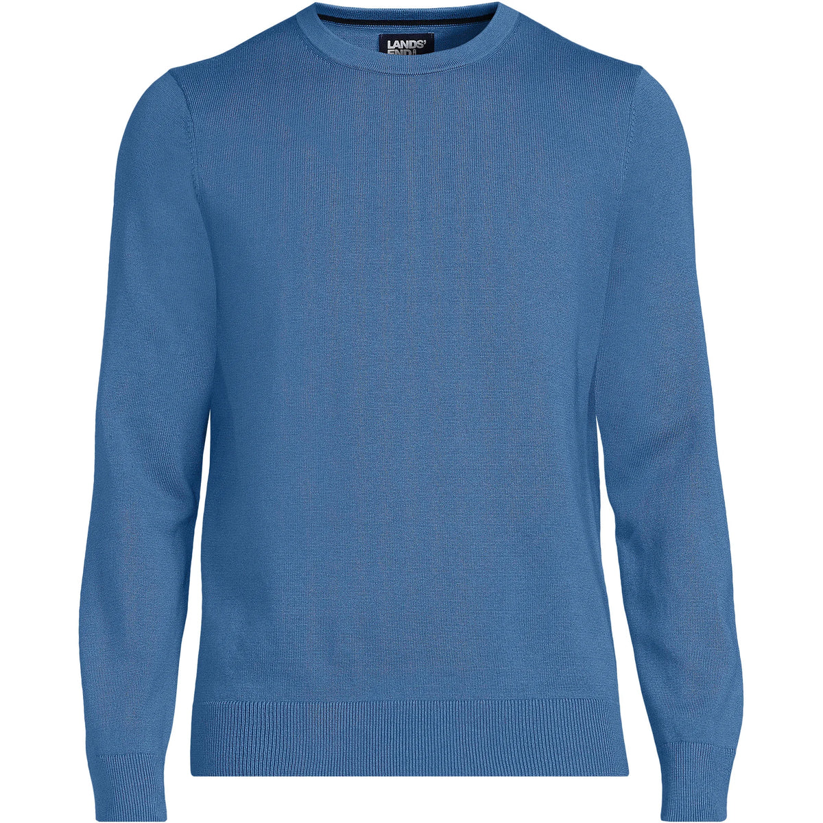 Men's Tall Fine Gauge Cotton Crew Neck Sweater