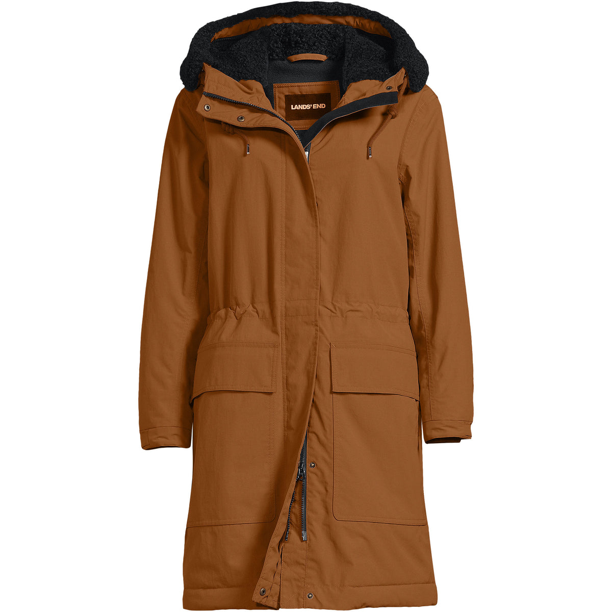 Women's Plus Size Squall Waterproof Sherpa Lined Hood Parka