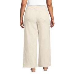 Women's Plus Size Recycled Denim High Rise Extra Wide Leg Jeans