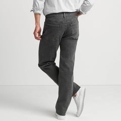 Men's Stretch Traditional Fit Jean Washed Black
