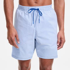 Mens 7" Seersucker Volley with Hydroliner Swim Trunk