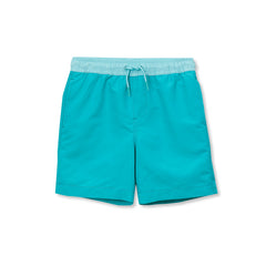 Boys Chlorine Resistant 5in Swim Trunks with Mesh Liner