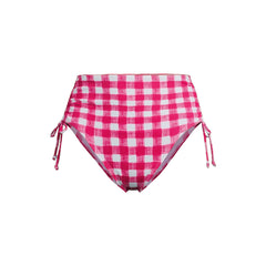 Women's Plus Size Pique High Waisted Adjustable Bikini Bottoms