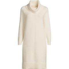 Women's Plus Size Cozy Lofty Cowl Neck Sweater Dress