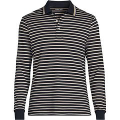 Men's Long Sleeve Cotton Supima Polo Shirt