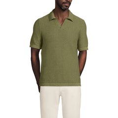 Men's Short Sleeve Johnny Collar Polo
