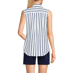 Women's Tall No Iron Sleeveless Shirt