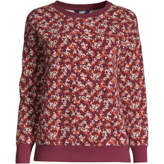 Women's Long Sleeve Waffle Crewneck Top