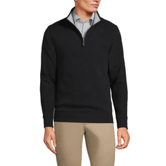 School Uniform Men's Big French Rib Quarter Zip Pullover Shirt