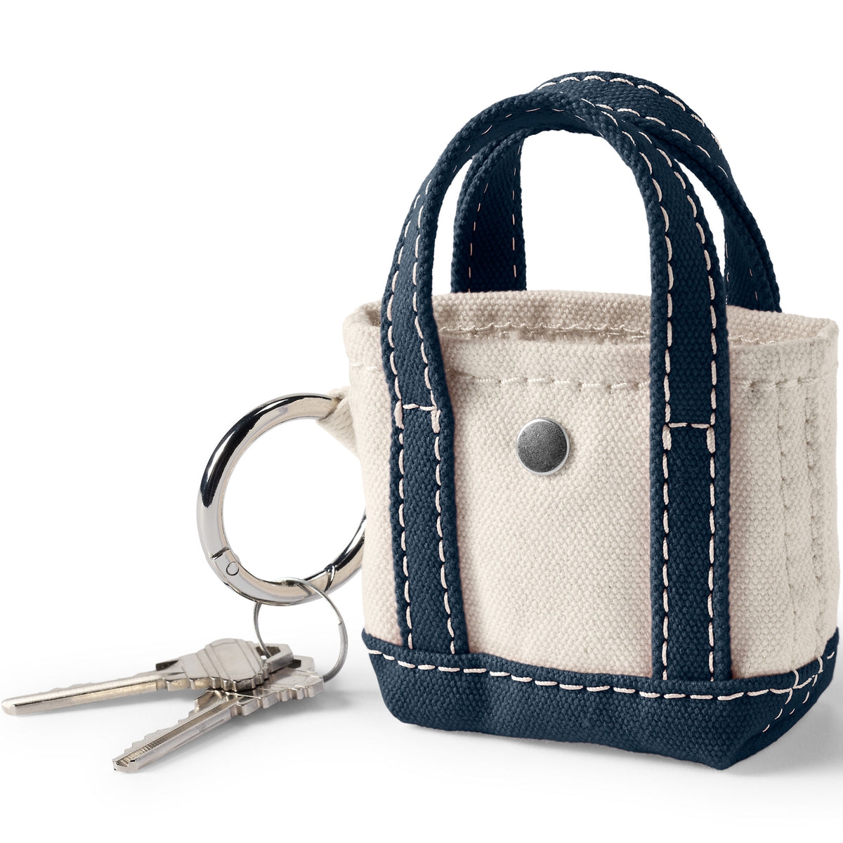 Micro Canvas Tote Charm