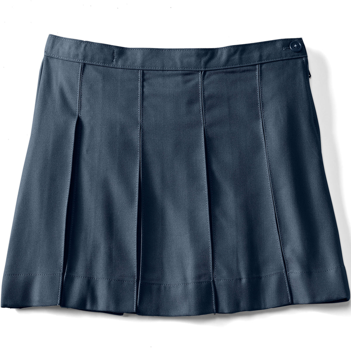 School Uniform Girls Box Pleat Skirt Above the Knee