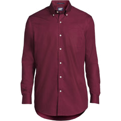 Men's Big and Tall Long Sleeve Buttondown No Iron Broadcloth Shirt