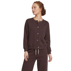 Women's Long Sleeve Serious Sweats Cardigan Sweatshirt