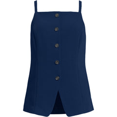 Women's Plus Size Washable Suiting Button Front Vest