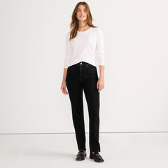 Women's Tall Mid Rise Straight Leg Jeans