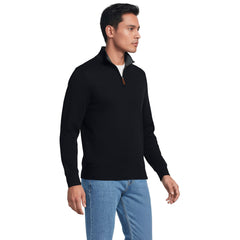 Bedford Rib Quarter Zip Pullover Sweater