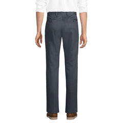 Men's No Iron Straight Fit Plain Front Chino Pant