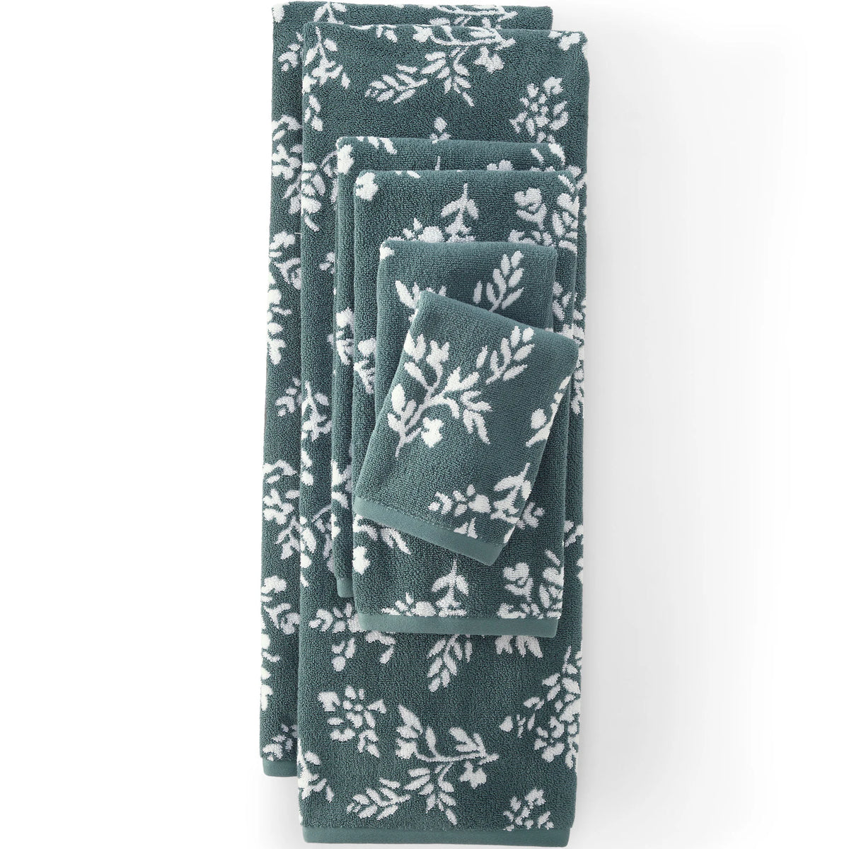 Cotton Jacquard 6-Piece Bath Towel Set