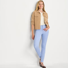 Women's Slender High Rise Corduroy Skinny Pants