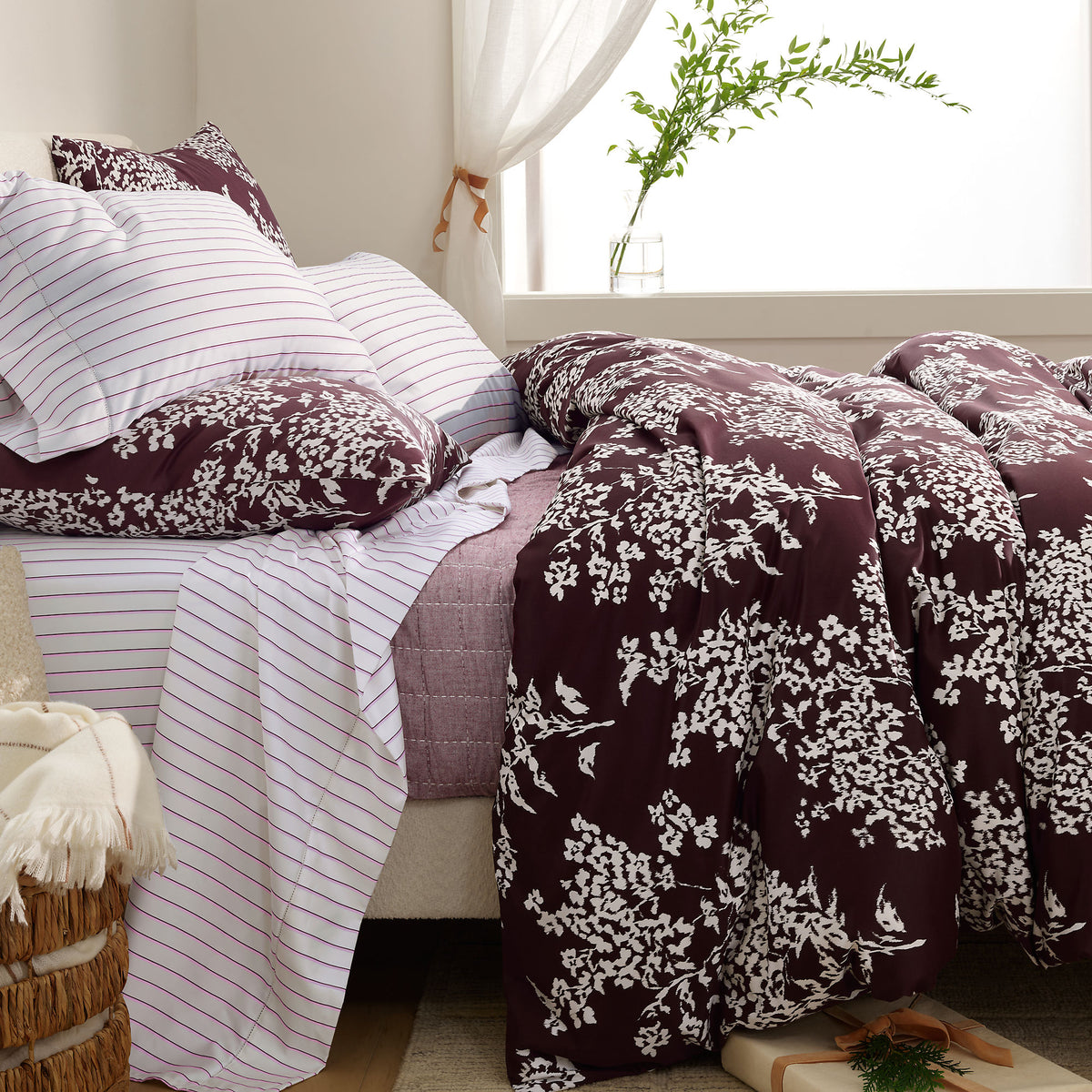 700 Thread Count Luxe Sateen Egyptian Cotton No Iron Duvet Bed Cover