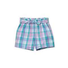 Girls Belted Woven Pull On Shorts