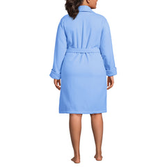 Women's Plus Size Cotton Terry Knee Length Spa Bath Robe